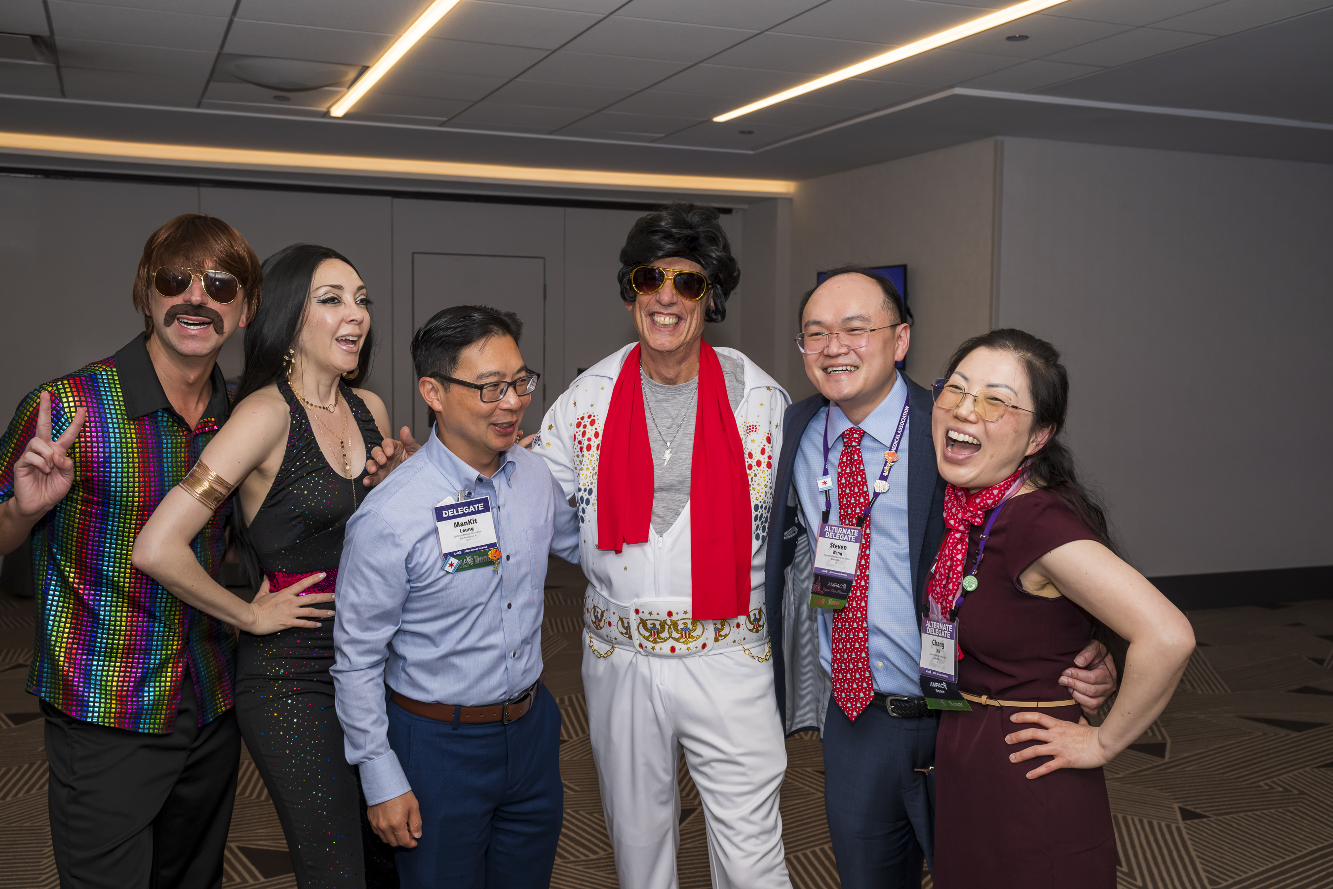 Dr. Poole with AMPAC members