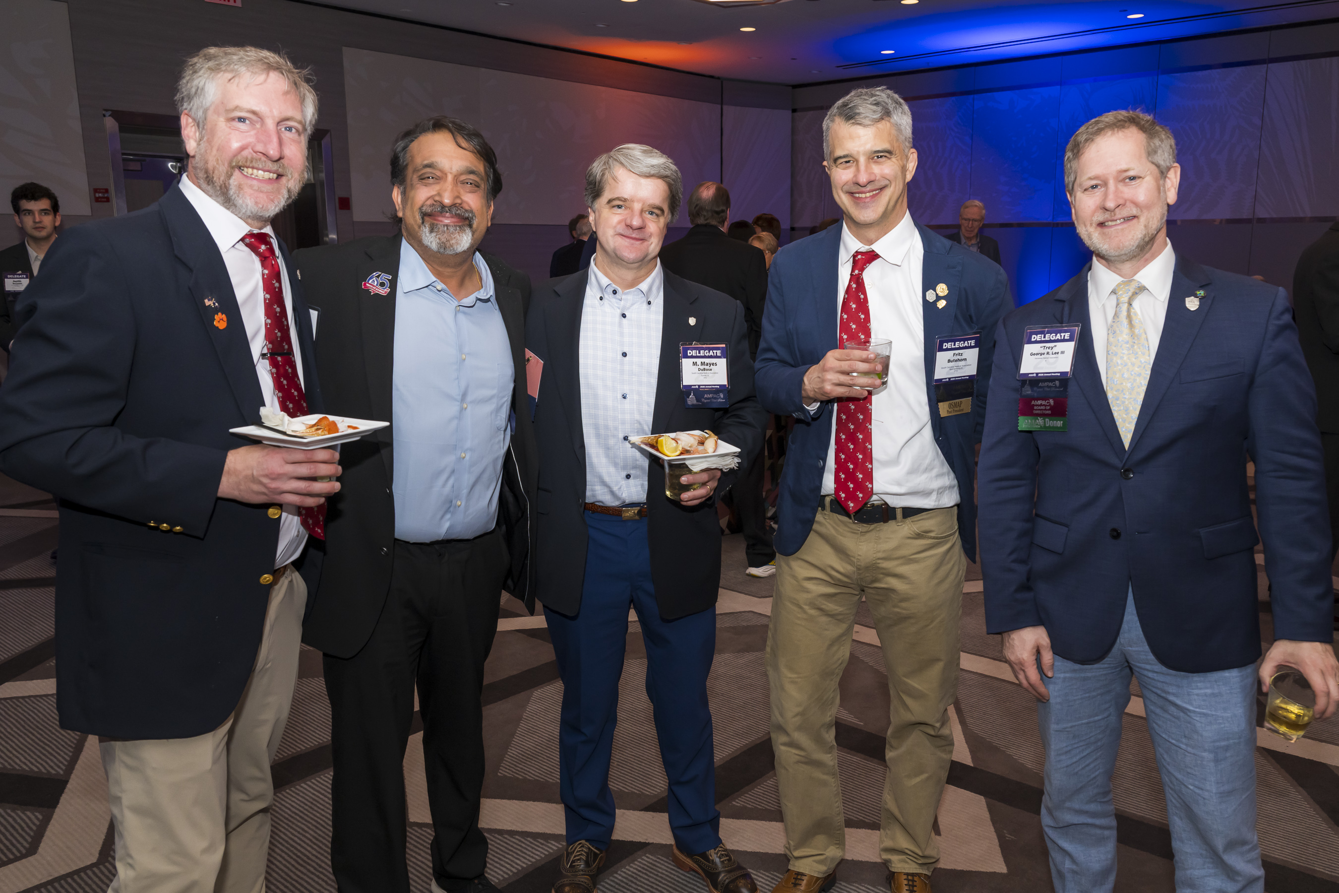 Dr. Lee with AMPAC members