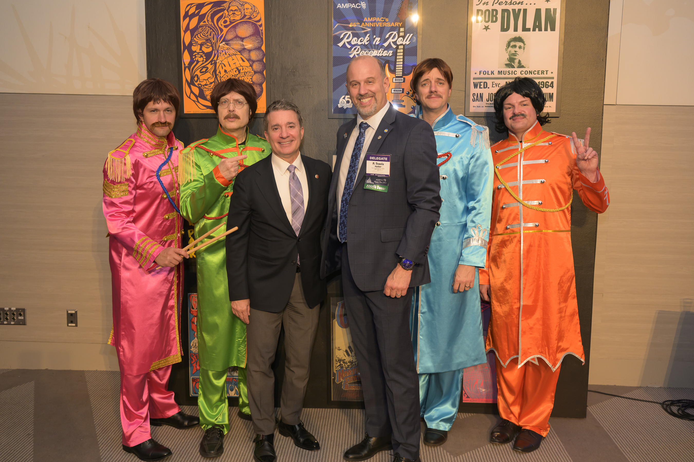 Dr. Whyte with the Beatles